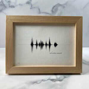 Adventure Awaits Soundwave 5x7 Canvas Frame